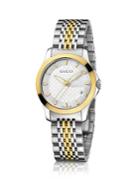Gucci G-timeless Two-tone Stainless Steel Bracelet Watch