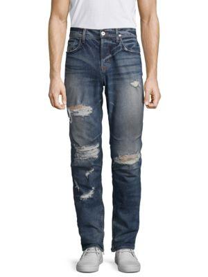 Hudson Slouchy Distressed Jeans