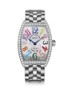 Franck Muller Cintree Curvex 39mmcolor Dreams Stainless Steel & Diamond Bracelet Watch