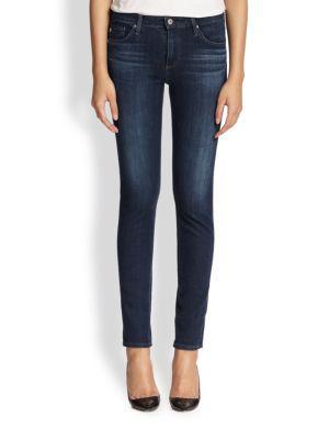 Ag Adriano Goldschmied Contour 360 Prima Mid-rise Cigarette Jeans