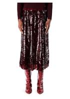 Tibi Sequin Beaded Midi Skirt