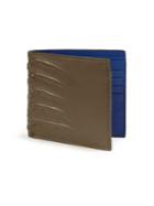 Alexander Mcqueen Bi-colored Leather Billfold Wallet