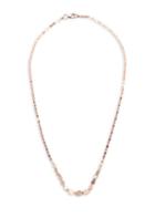 Lana Jewelry Graduating Blush 14k Rose Gold Disc Chain Necklace