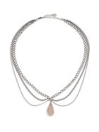 Chan Luu Layered Chain & White Agate Necklace