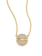 Marli Verge 18k Yellow Gold & Diamond Necklace