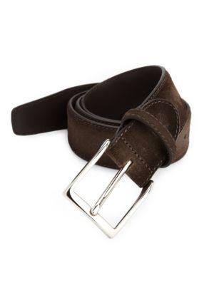 Canali Faded Suede Belt