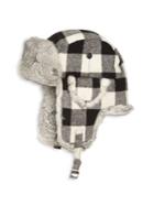 Saks Fifth Avenue Collection Rabbit Fur Aviator Hat