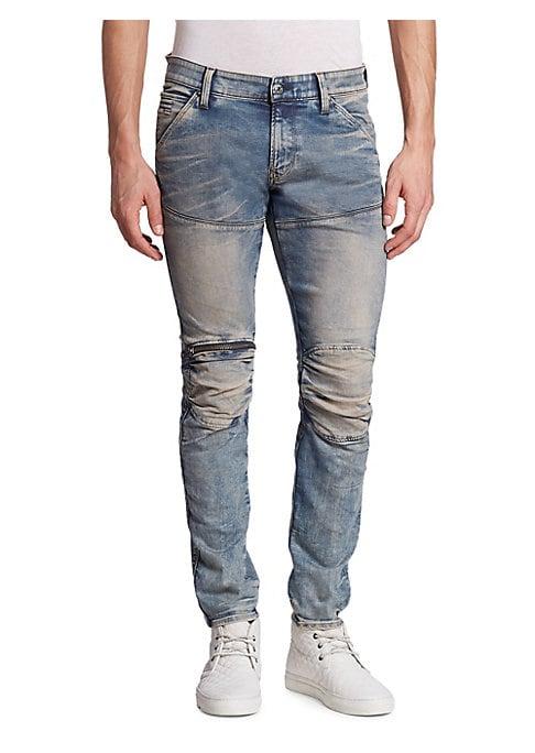 G-star Raw 5620 Slim-fit 3d Zip Knee Jeans