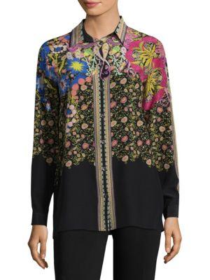 Etro Floral Silk Shirt