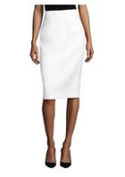 Michael Kors Collection Double Crepe Pencil Skirt