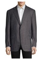 Canali Classic-fit Wool Check Sport Jacket