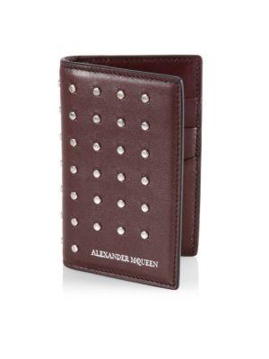 Alexander Mcqueen Textured Leather Wallet