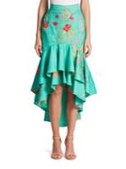 Johanna Ortiz Providencia Ruffle Skirt