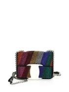 Salvatore Ferragamo Mini Vara Leather Multicolored Gem Crossbody Bag