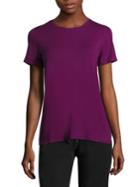 Eileen Fisher Viscose Jersey Round Neck Tee