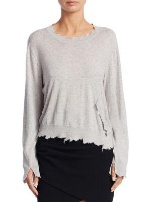 Iro Gnasp Distressed Knit Pullover
