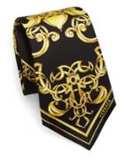 Versace Collection Black Baroque Tie