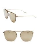 Oliver Peoples Ziane, 61mm, Gradient Round Sunglasses