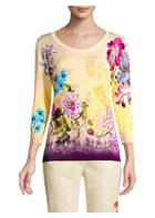 Etro Silk-blend Floral Print Sweater