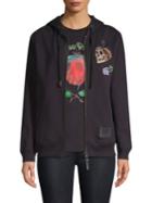 Coach Coach 1941 Happy Embroidered Hoodie