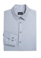 Giorgio Armani Stripe Twill Cotton Dress Shirt