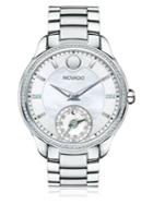 Movado Bellina Motion Smart Diamond, Mother-of-pearl & Stainless Steel Bracelet Watch