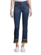 Etro Embroidered Skinny Jeans