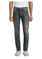 The Kooples Destroyed Slim-fit Stretch Cotton Jeans
