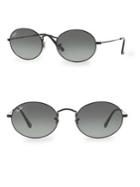 Ray-ban 54mm Black Oval Wire Sunglasses