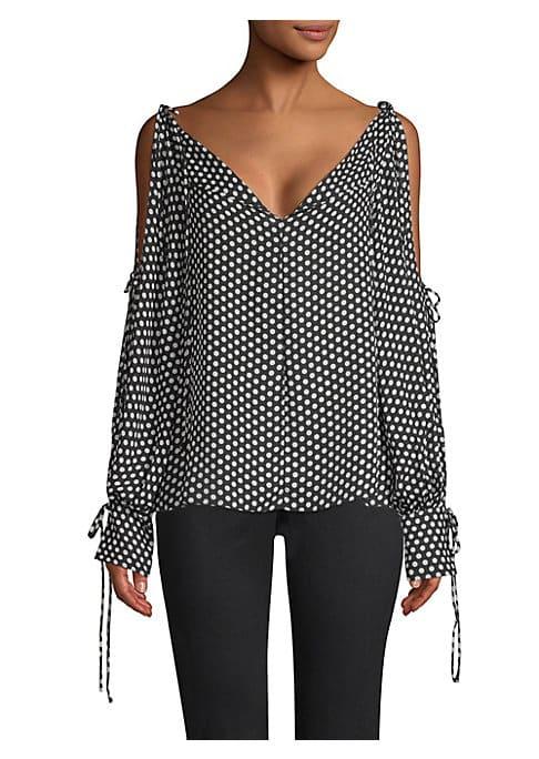 Milly Connie Dot-print Top