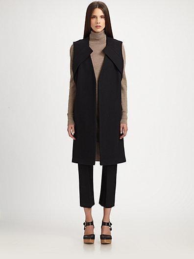 A Detacher Victoria Melton Wool Vest