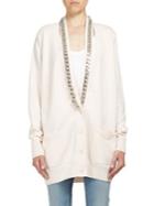 Givenchy Chain-detail Oversized Cashmere Cardigan