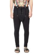 Balmain Lace-up Cotton Trousers