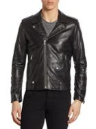 The Kooples Zip-front Leather Jacket