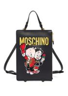 Moschino Porky Pig Embroidered Logo Backpack