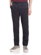 Vince Mixed Media Wool City Trousers