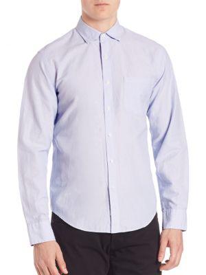The Blue Shirt Shop Bowery & Bleecker Slim-fit Pinstriped Shirt