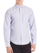 The Blue Shirt Shop Bowery & Bleecker Slim-fit Pinstriped Shirt