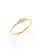 Ila Melika Diamond & 14k Yellow Gold Ring