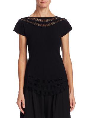 Issey Miyake Cut-out Detail Top