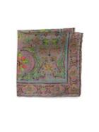 Ralph Lauren Floral Printed Silk Pocket Square