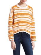 Maje Modeste Knit Striped Sweater