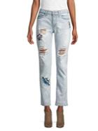 Hudson Jeans Riley Patch Distressed Jeans