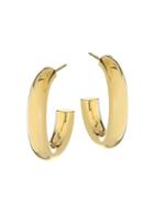 Jennifer Zeuner Jewelry Lou 14k Gold Vermeil Hoop Earrings