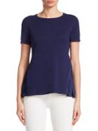 Saks Fifth Avenue Pleated Back Pullover