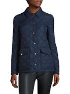 Burberry Quilted Snap Button Jacket