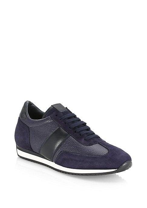 Saks Fifth Avenue Collection Leather & Suede Sneakers