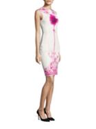 Versace Collection Printed Sleeveless Dress