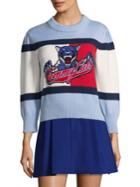 Tommy Hilfiger Collection Puff Sleeve Cropped Cotton Sweater