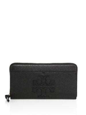 Tory Burch Harper Zip Continental Leather Wallet
